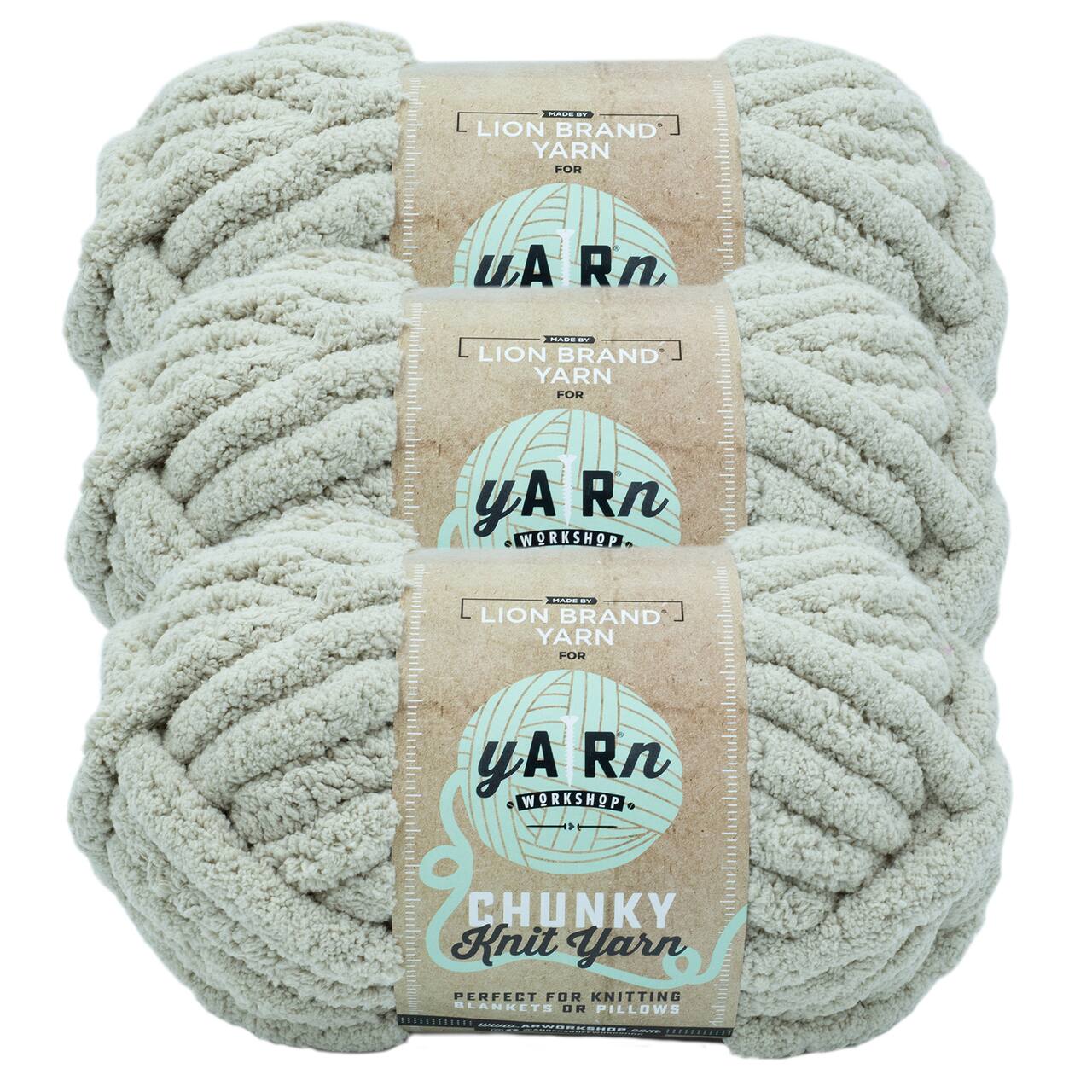 3 Pack Lion Brand® Yarn Workshop Chunky Knit Yarn